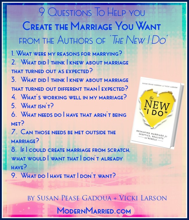 “The New I Do Book:” How to Create the Marriage You Want