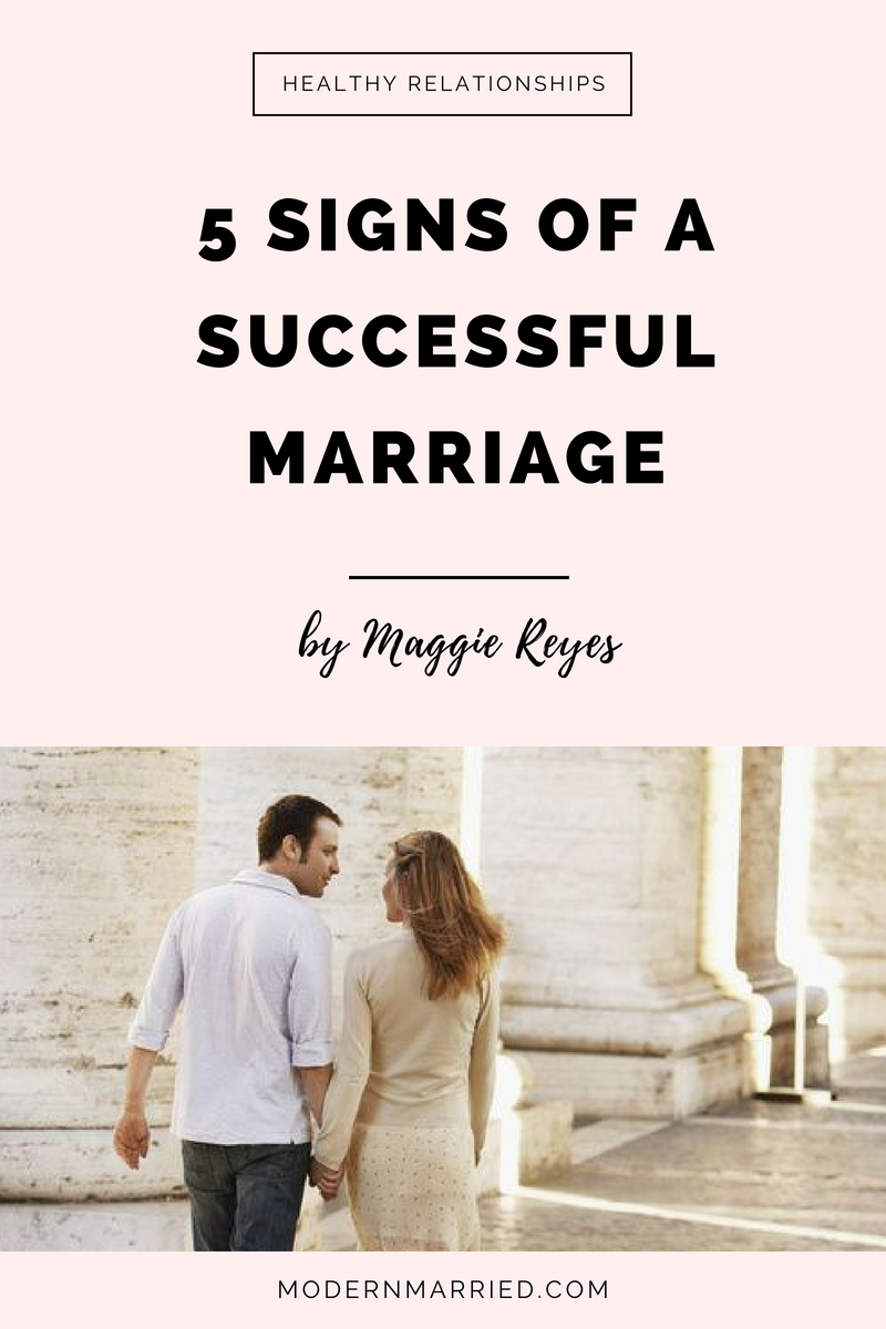 5 Signs of a Successful Marriage