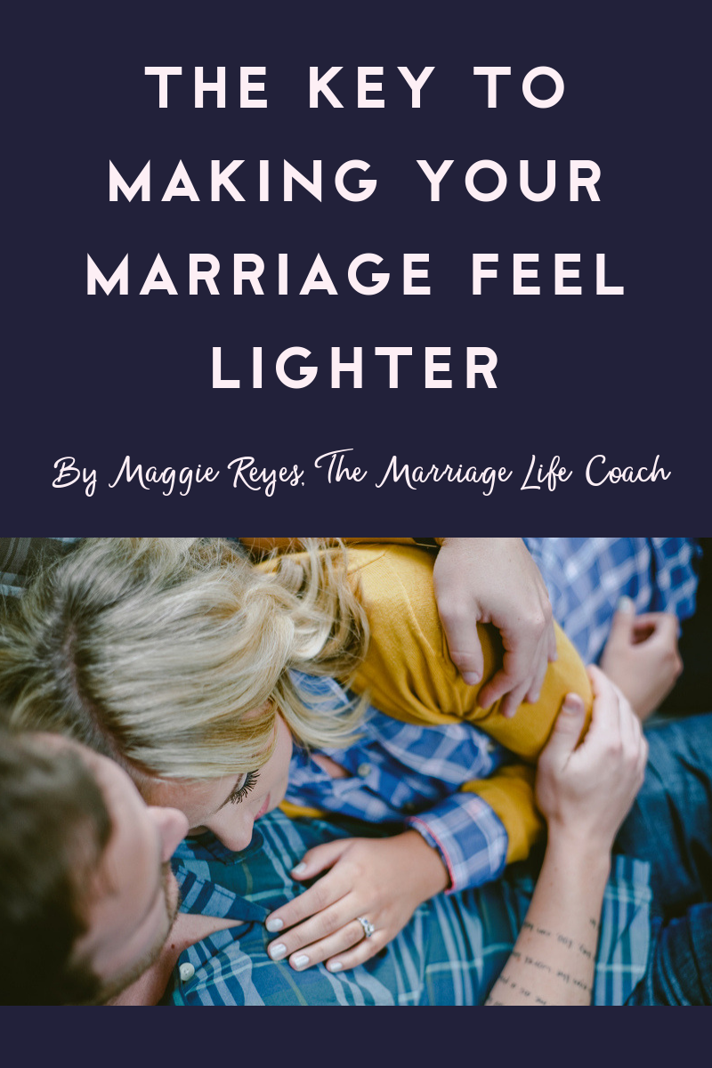 The Key to Making Your Marriage Feel Lighter